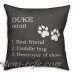 Red Barrel Studio Harshad Dog Name Definition Throw Pillow RDBA2615